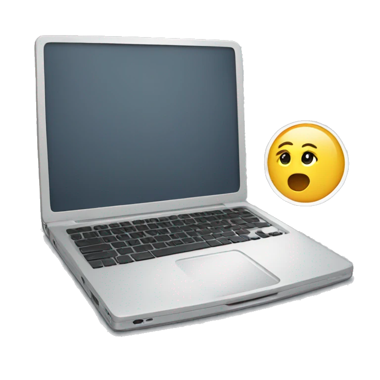 laptop and notepad emoji