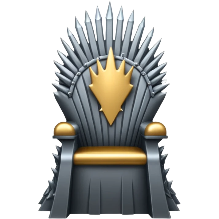 Generate the iron throne  from game of thrones emoji  emoji