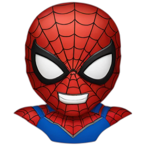 spiderman wearing superman mask  emoji
