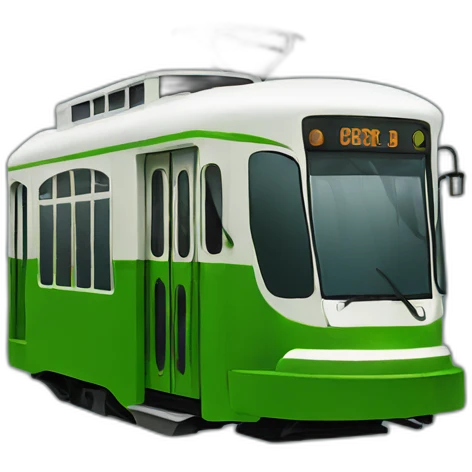 New Orleans Green street car emoji