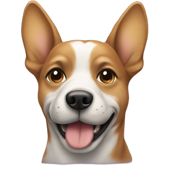 dog with peace sign emoji
