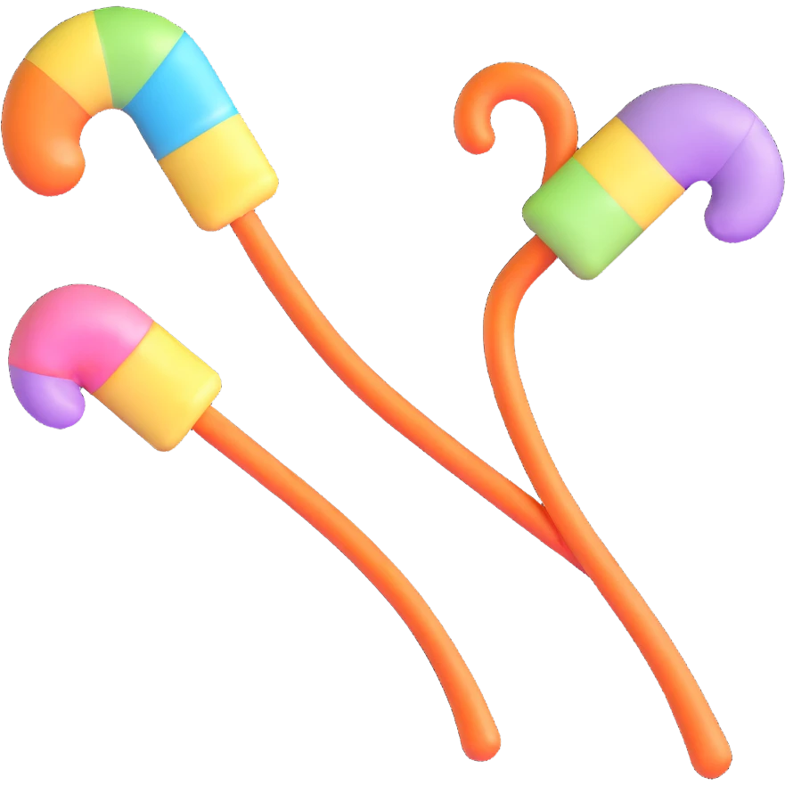 A-shaped candy, pastel colors, glossy, whimsical, sweet theme emoji
