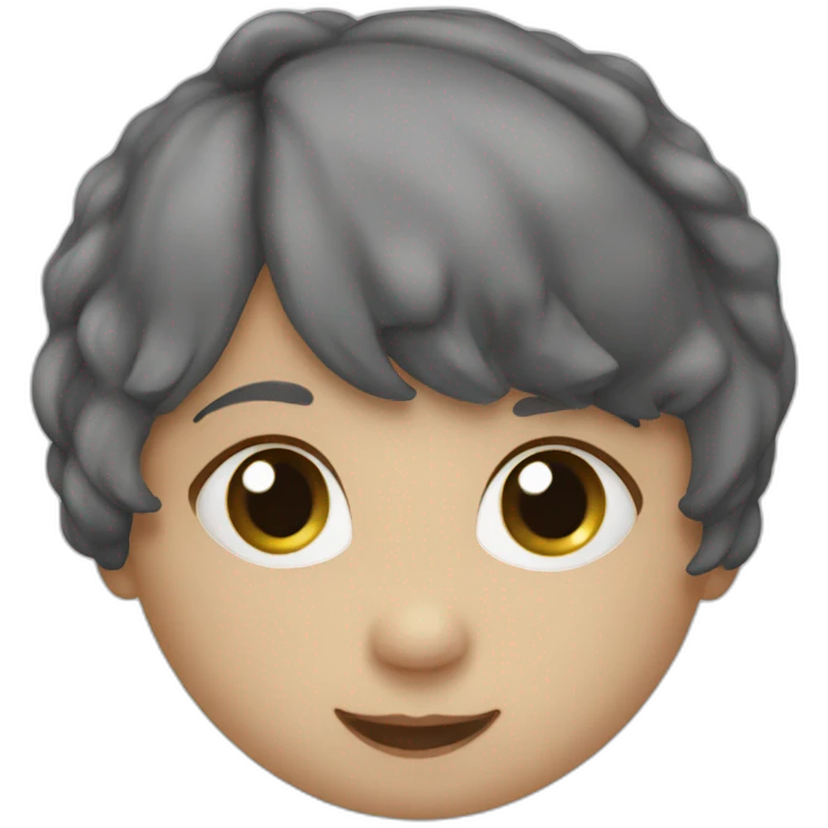 a toddle with cochlear implants emoji