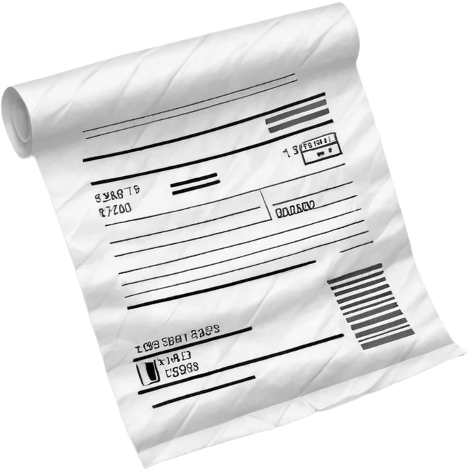 Receipt

 emoji