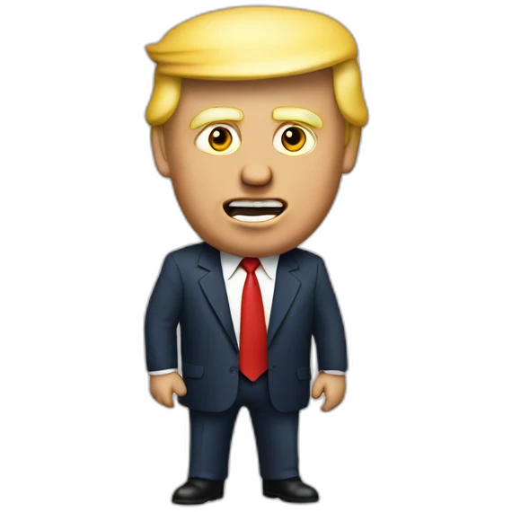 Trump with jig emoji