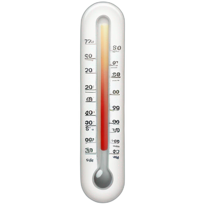 Thermometer emoji