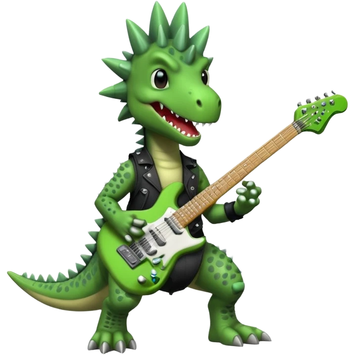 rocker dinosaur emoji