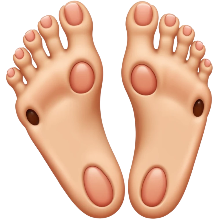 The foot emoji but everything EXCEPT the toes are the eye emoji emoji