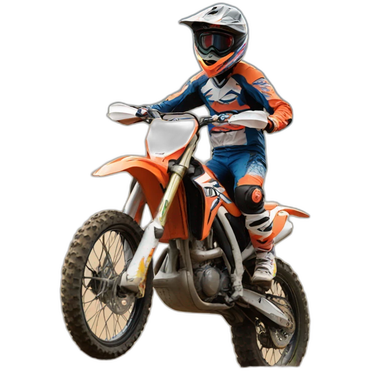 Moto cross emoji