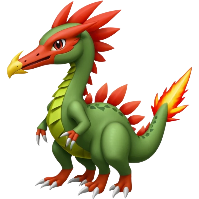 Sceptile-Inteleon-Blaziken-Pokémon-Fakémon-creature emoji