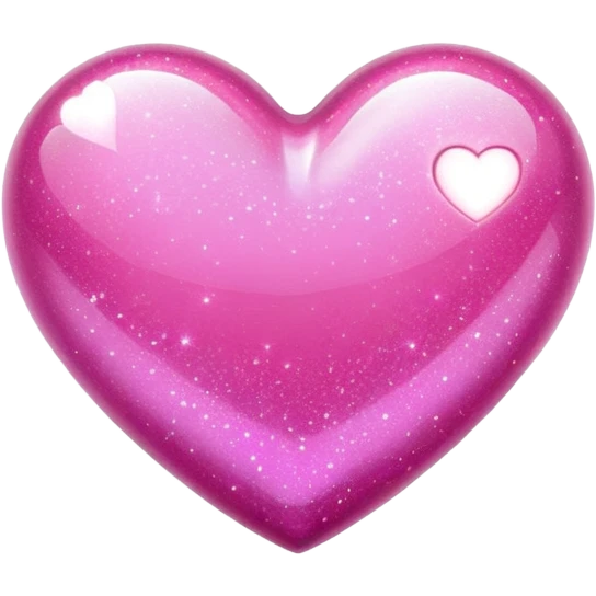 Pink sparkly heart  emoji