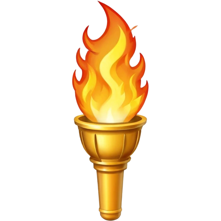 torcia olimpica emoji