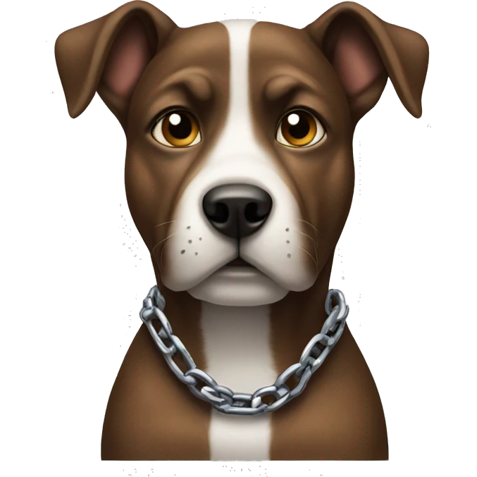 Dog with a chain  emoji