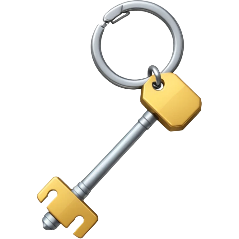 una llave con un llavero que diga Pablo Sbardella emoji