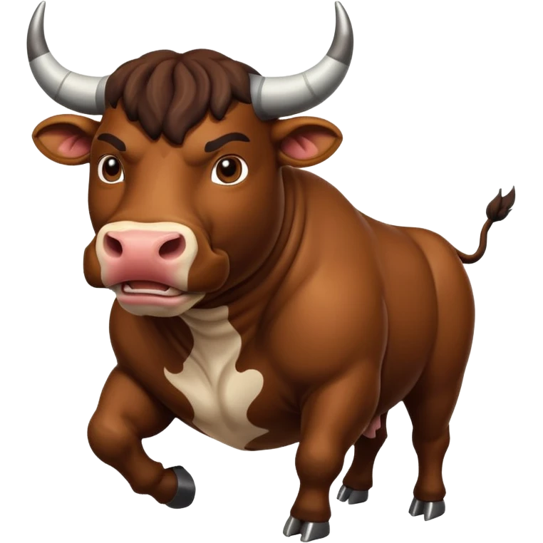 Boğa çarpışıyor  emoji