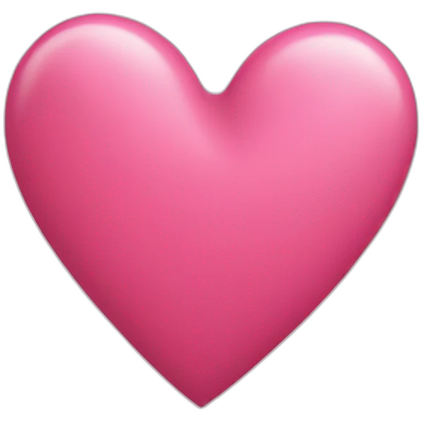 curved hearts emoji