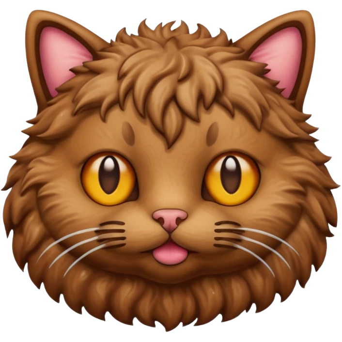 cat fused with poop emoji