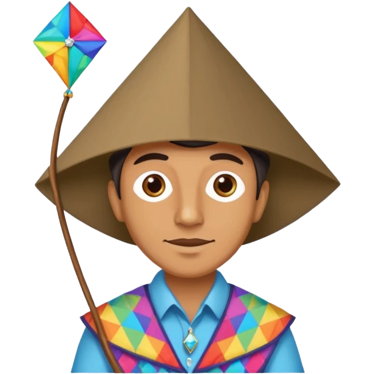 Man with diamond kite emoji