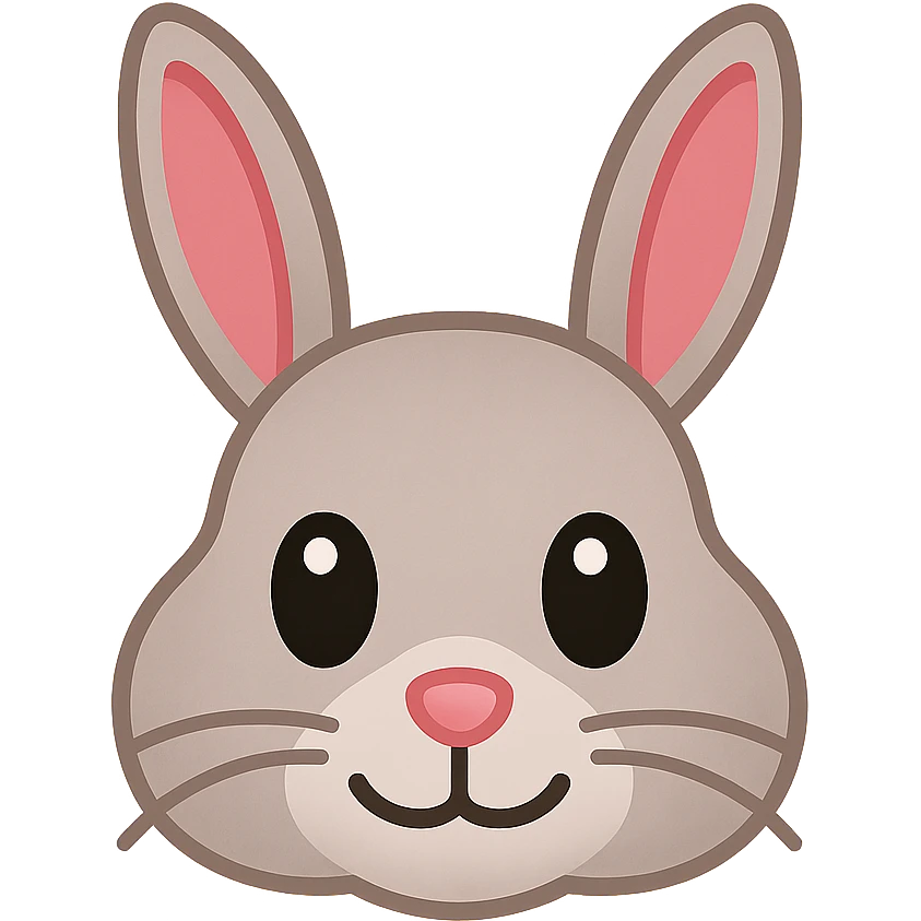 rabbit face emoji emoji