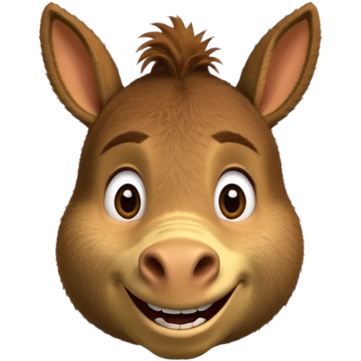 Donkey from shrek the movie emoji