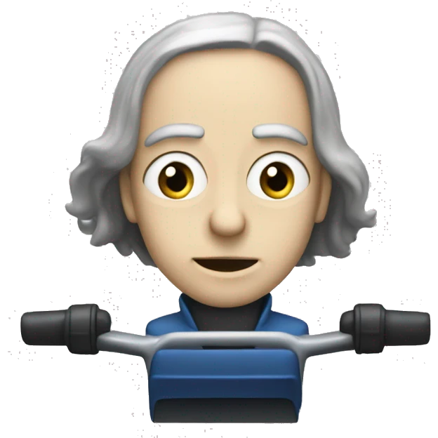 copernicus driving a car, you see the car fully emoji
