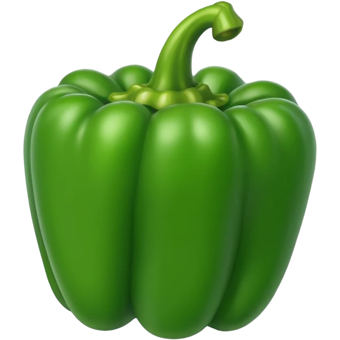 green Bell Pepper
 emoji
