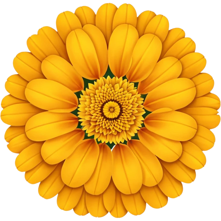 Yellow marigold icon emoji