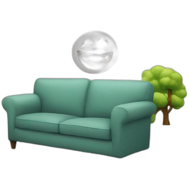 Happy sofa emoji