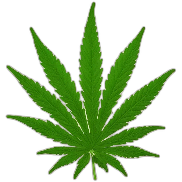 cannabis avec yeux emoji