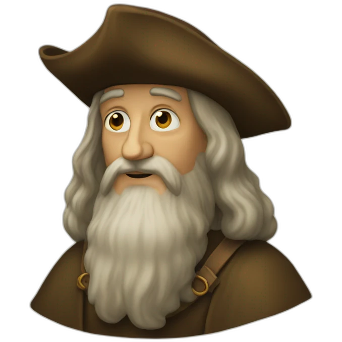 Leonardo da Vinci emoji