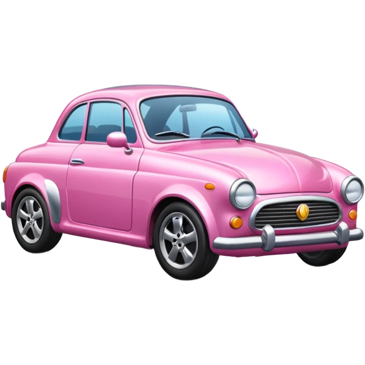 pink car emoji