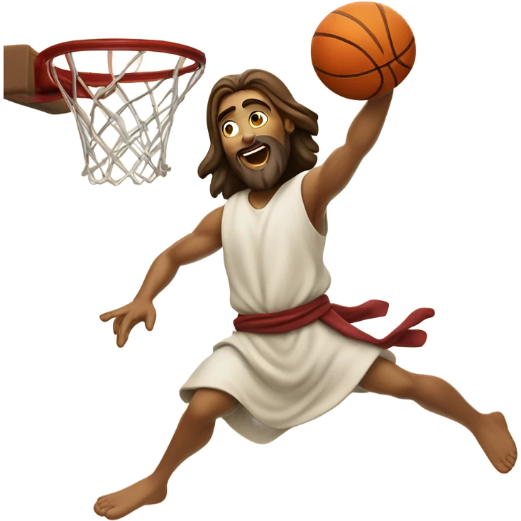 jesus dunking emoji