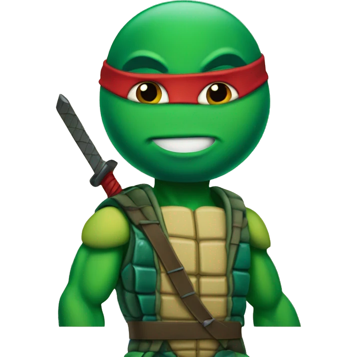 raphael ninja turtle business  emoji