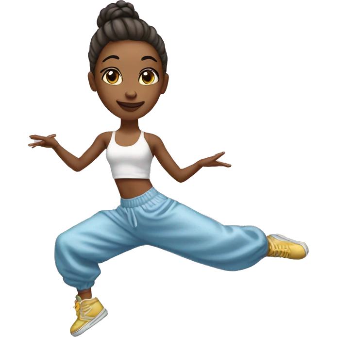 Bailarina de hip hop emoji