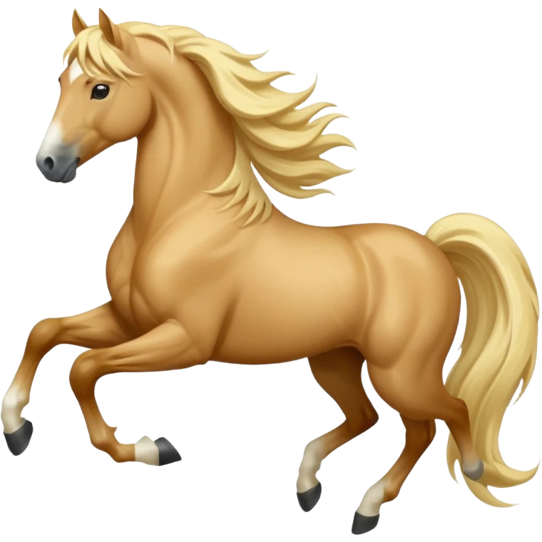blonde horse emoji