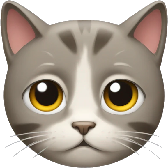 a sad cat emoji