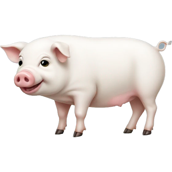 White pig emoji