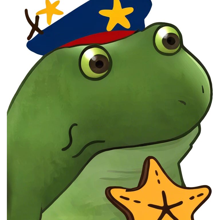 Chocolate starfish emoji
