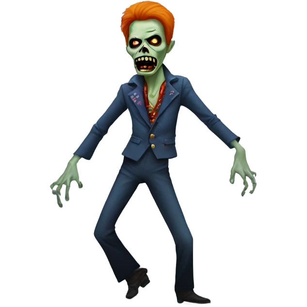 ziggy stardust zombie dancing emoji
