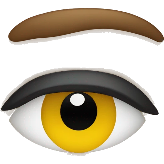 ojos con pestañas coquetas  emoji