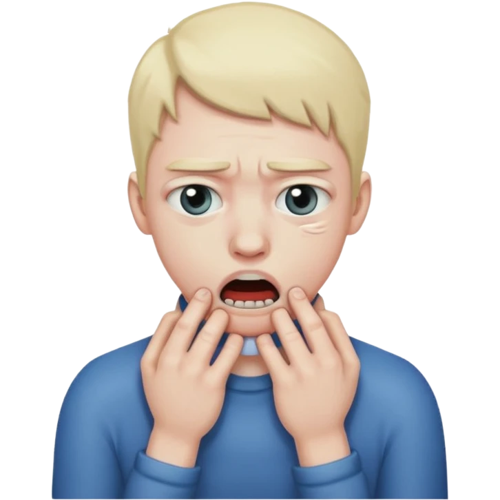 Choking myself emoji