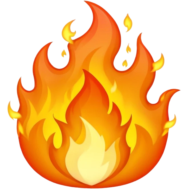 fire hot emoji
