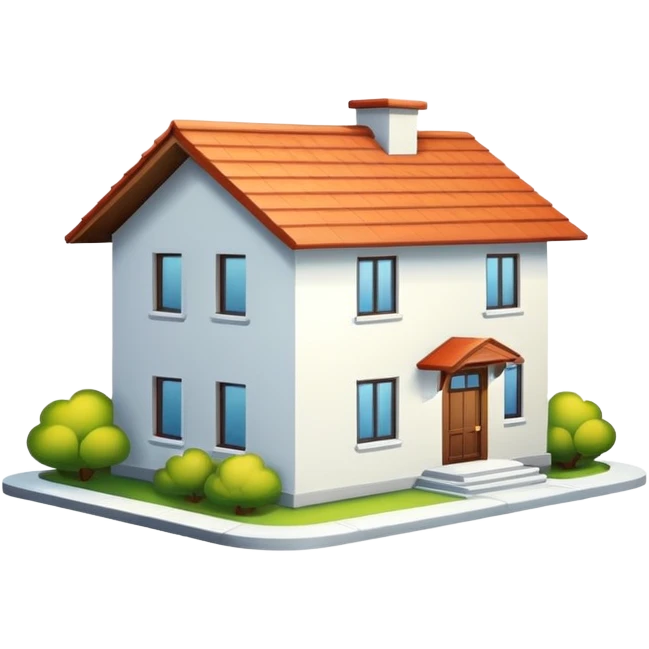 A house that’s brand new or clean emoji