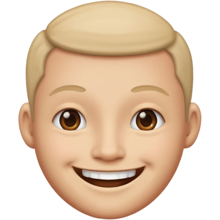 Buttcheek head emoji