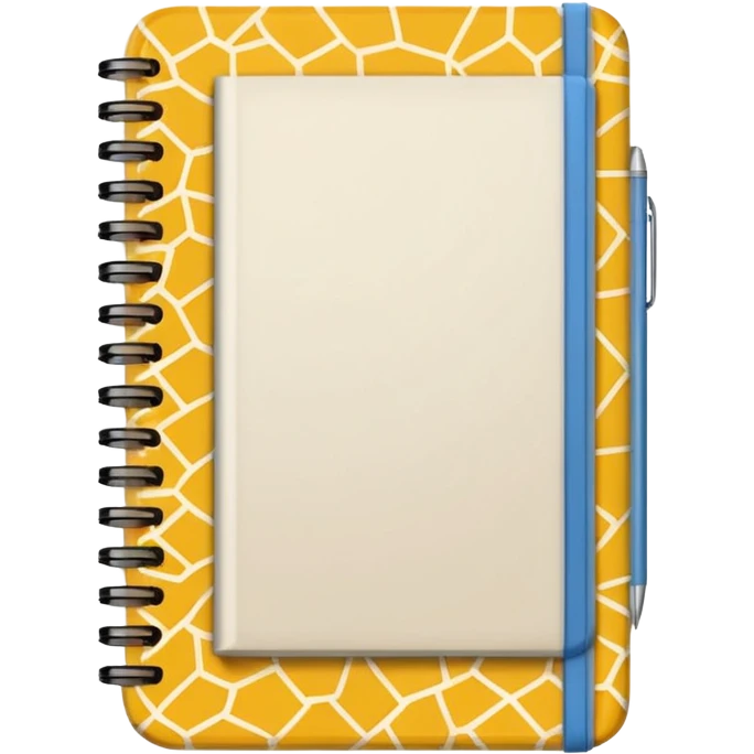 patterned notebook emoji