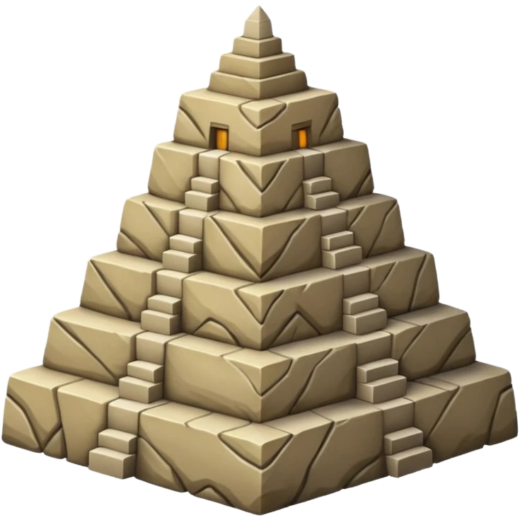 Emoji of Ziggurat emoji