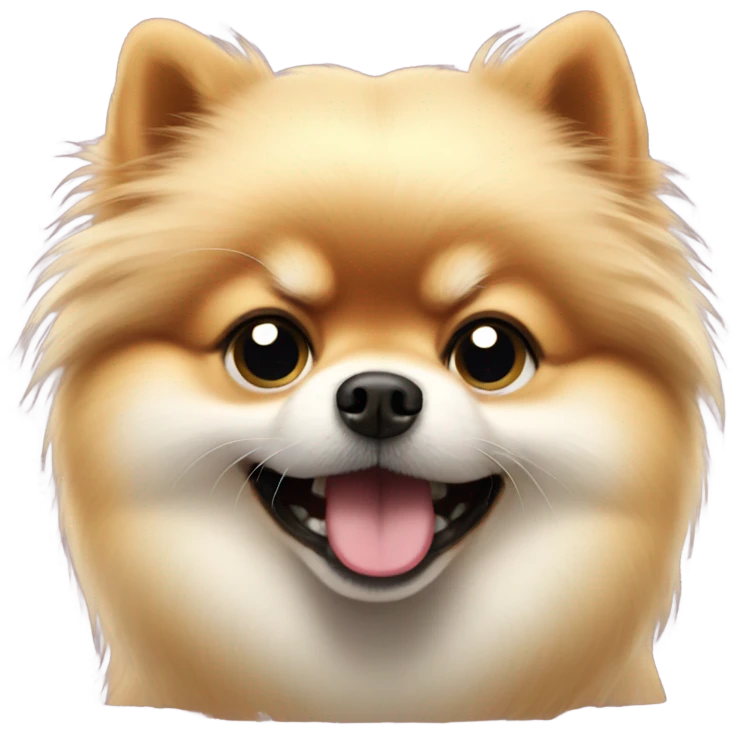 Crying pomeranian emoji