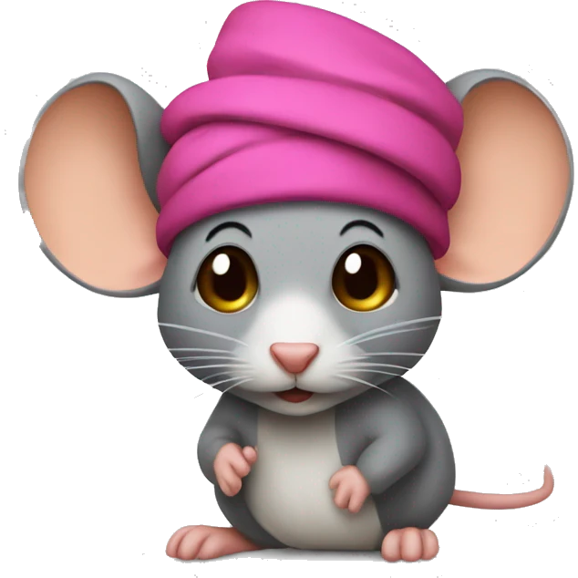 mouse with a turban emoji