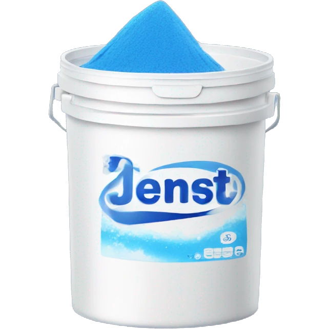 Blue and white washing powder aesthetic  emoji