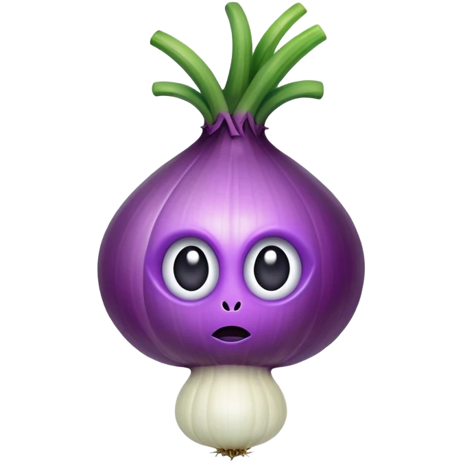 alien violet onion emoji